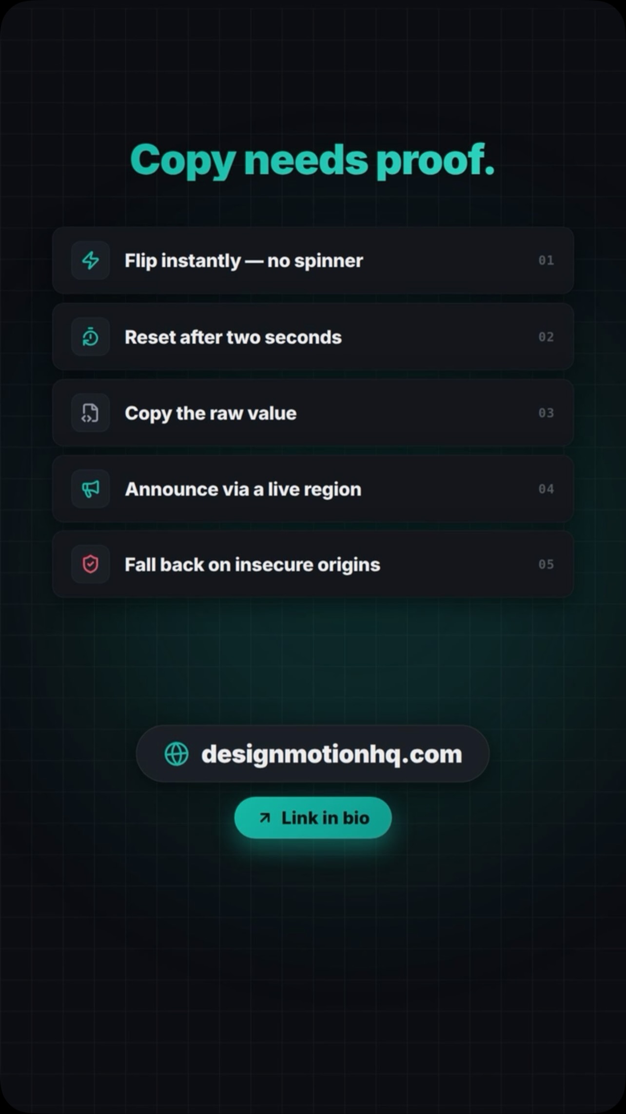 Instagram reels by @designmotionhq