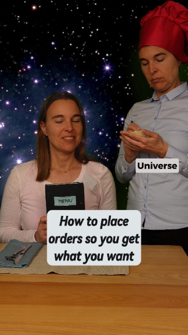 How to place orders with the Universe so you get what you want 😁

Sometimes we don't get what we want because we're accepting what doesn't align with our order. So please: send back those fries if you want pasta! 🍝 ❤️

How are you currently placing your orders?

‼️ PLEASE NOTE ‼️ The "Masterclass" keyword was triggered accidentally and isn't related to this video - you can still find the masterclass in my bio (linktree) ❤️

#comedy #universechef #manifestation #restaurant #universe